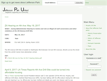Tablet Screenshot of jeffersonparkunited.org